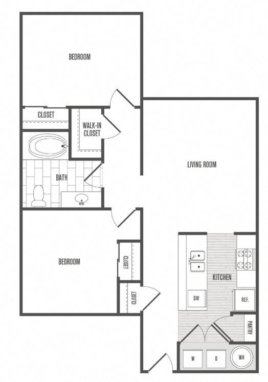 Floorplan - La Cantera Senior Apartments