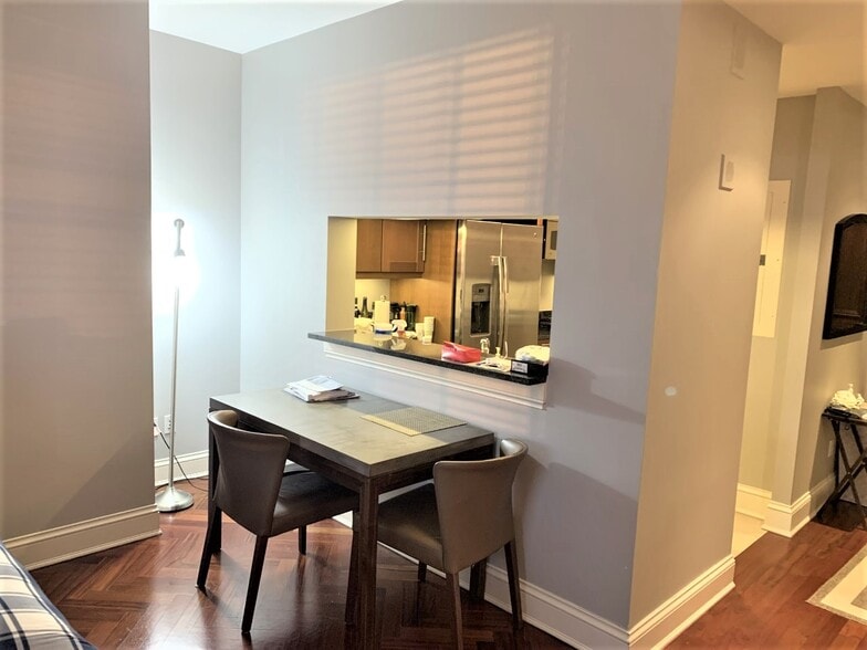 View into the kitchen - 1 Charles St
