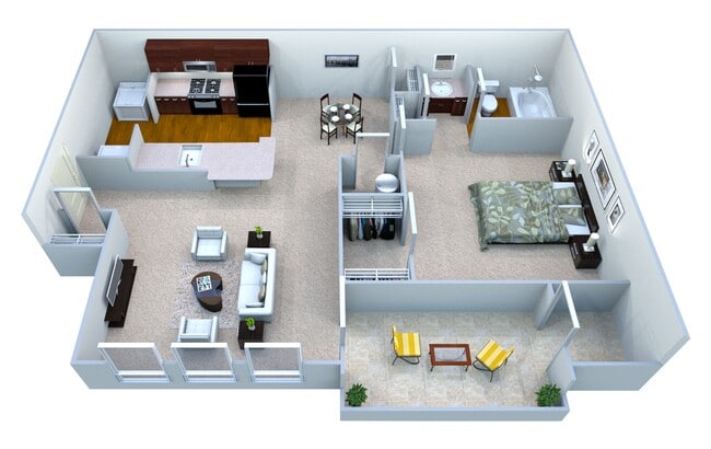 Floorplan - Orchard Mill Apartments