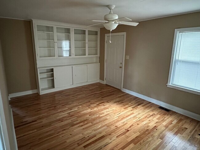 Living Room with Original Built In Bookshelf - 2112 Adair Ave