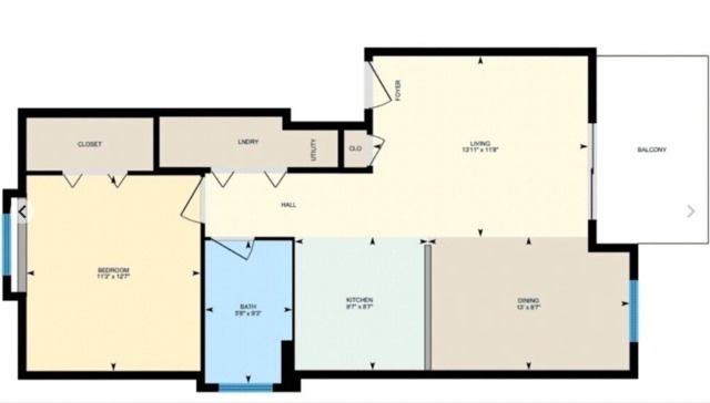 1BR/1BA - A2 - Breckenridge Apartments