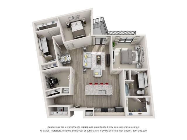 Floorplan - The Mallory Eastside