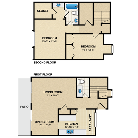 Floorplan - Louisburg Square Apartments & Townhomes