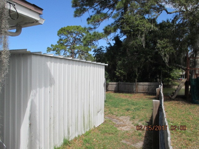 Aluminum storage shed - 6300 Mosby Pl
