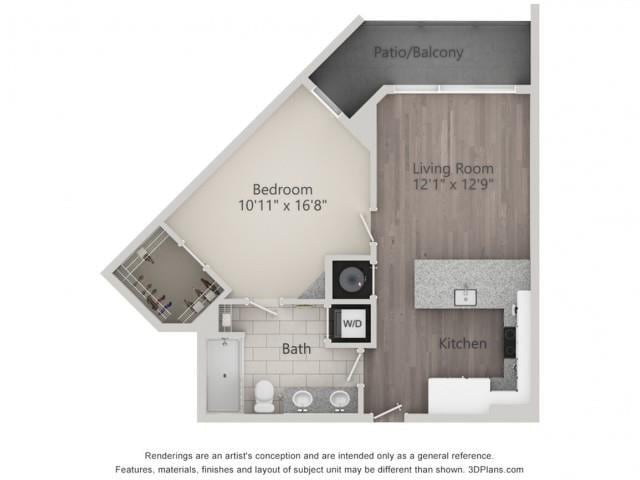 Floorplan - Lofts at South Lake
