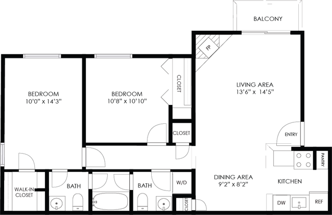 2x1 875 sq ft - Ridgeline Arvada