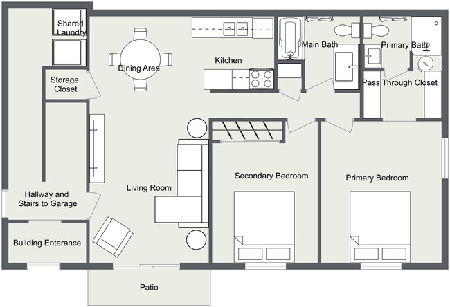 Floorplan - Parkway West Apartment Homes