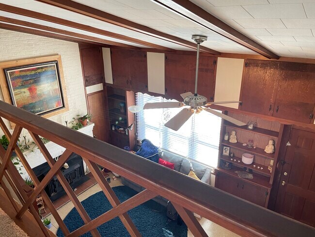 Loft overlooking living and dining area - 137 Oak St