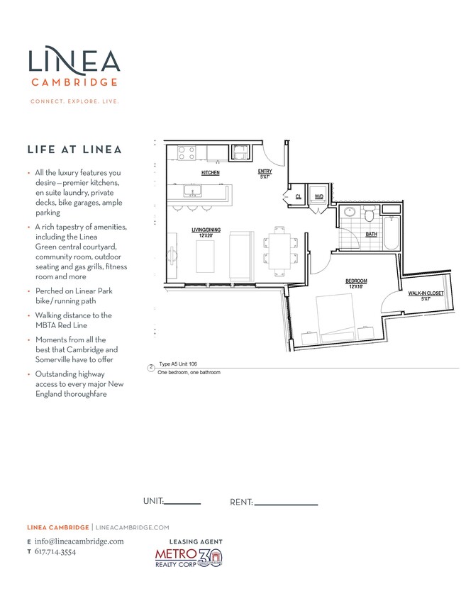 Floorplan - Linea Cambridge Apartments