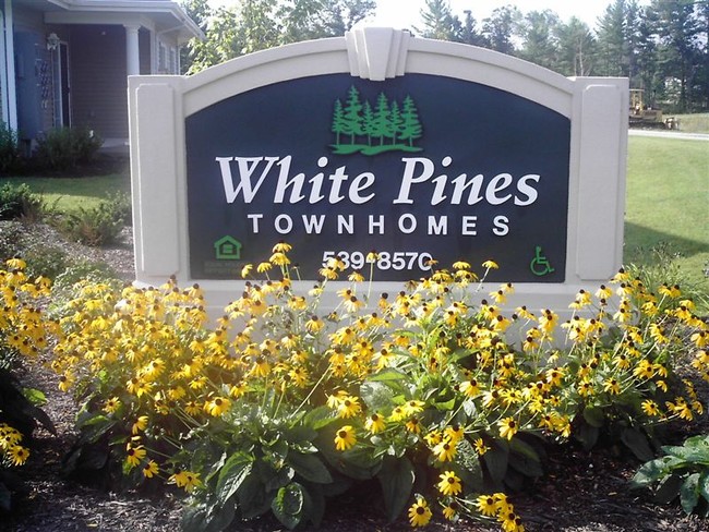 Front Sign - White Pines - Harrison