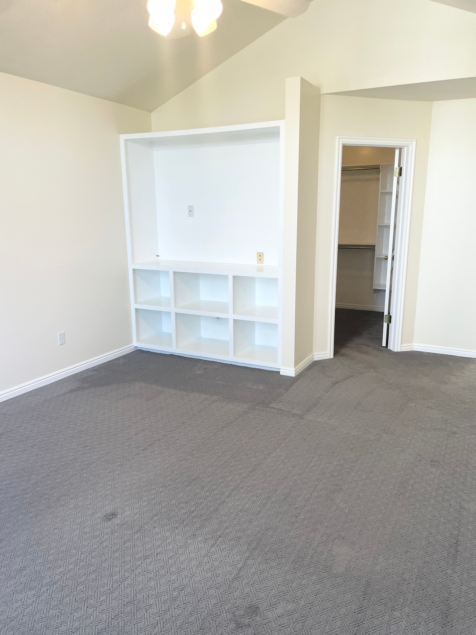 Built in Shelves Master Bedroom Walk In Closet - 562 Pheasant Way