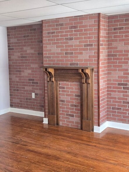 Fireplace in room 1 - 236 E 2nd St