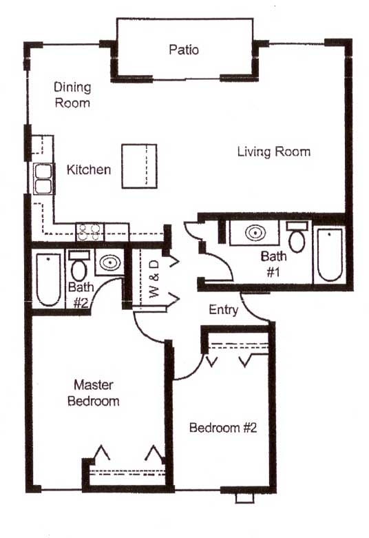 2BR/2BA - Chelsey Lane Apartments