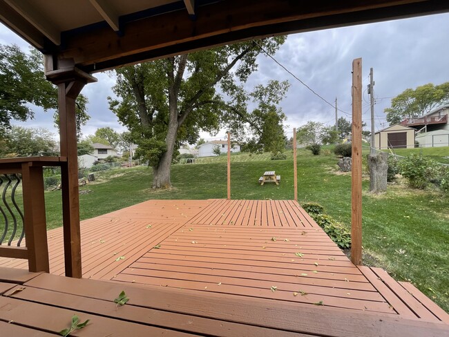 Back Deck and Yard - 3706 N 93rd St