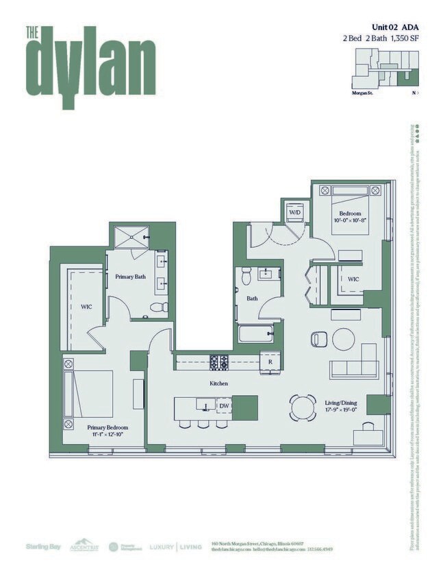 Floorplan - The Dylan Chicago