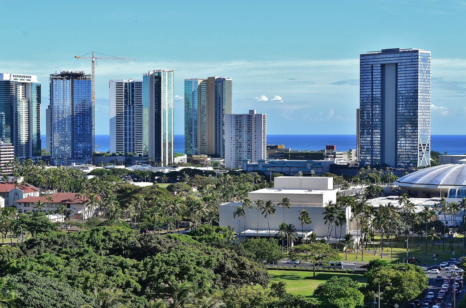 Roof top access view - 824 Kinau St