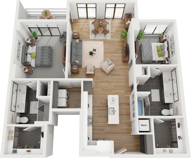 Floorplan - Deca Camperdown Apartments