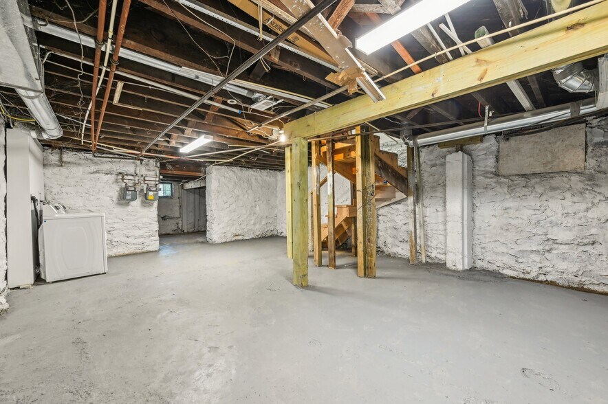 Unfinished basement includes laundry - 2431 Linden Ave