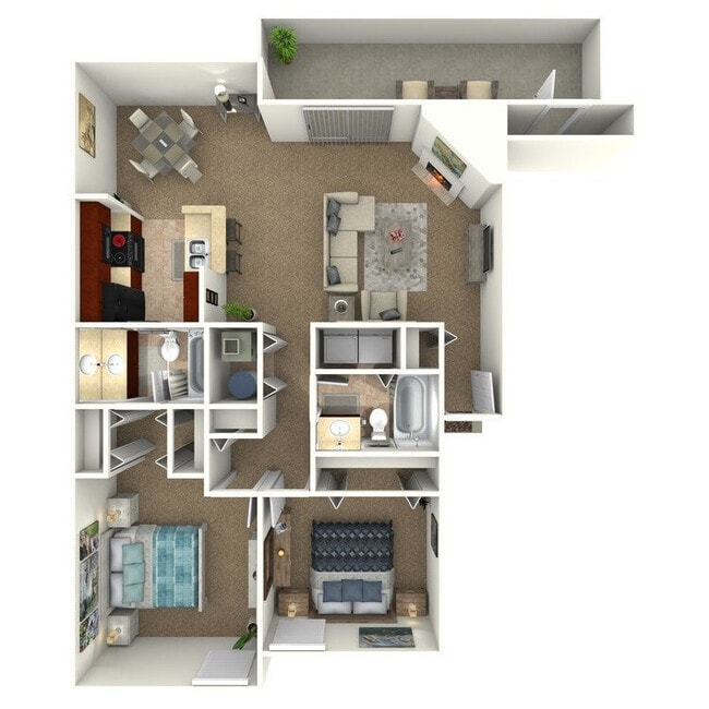 Floorplan - The Villages of Bent Tree Apartments