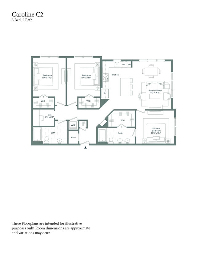 Floorplan - The Caroline