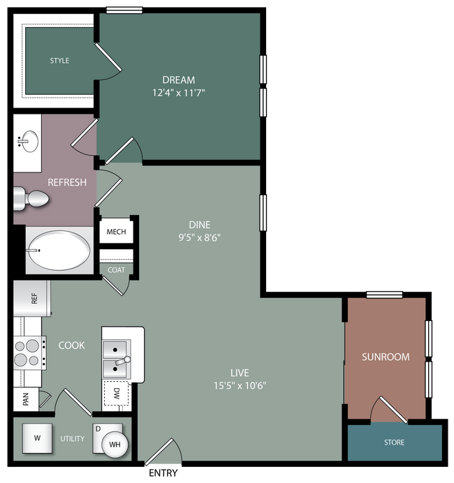 Floorplan - The Village at Apison Pike