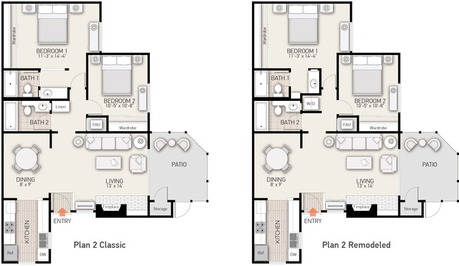 Floorplan - Woodbridge Pines Apartment Homes