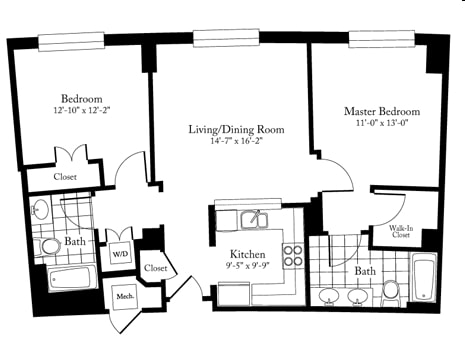 2BR/2BA - The Jamieson