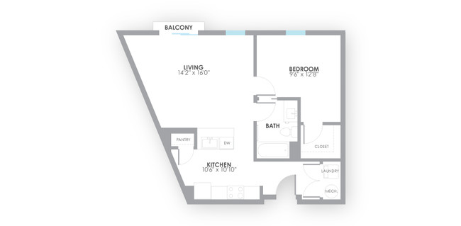 Floorplan - AMP Luxury Apartments