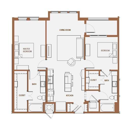 Floorplan - The Kelton at Clearfork