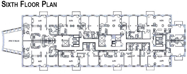 Sixth Floor Plan - Ginter Place