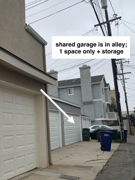 shared garage with another unit; one parking space available plus + storage - 133 Concord St