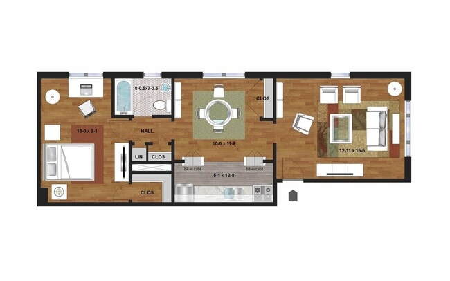 Floorplan - Emerson Apartments