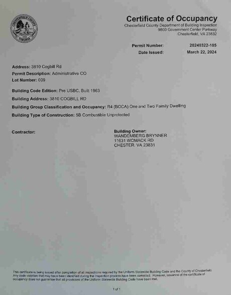 Building Photo - 3810 Cogbill Rd