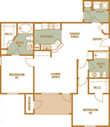 Floorplan - Franklin Apartments