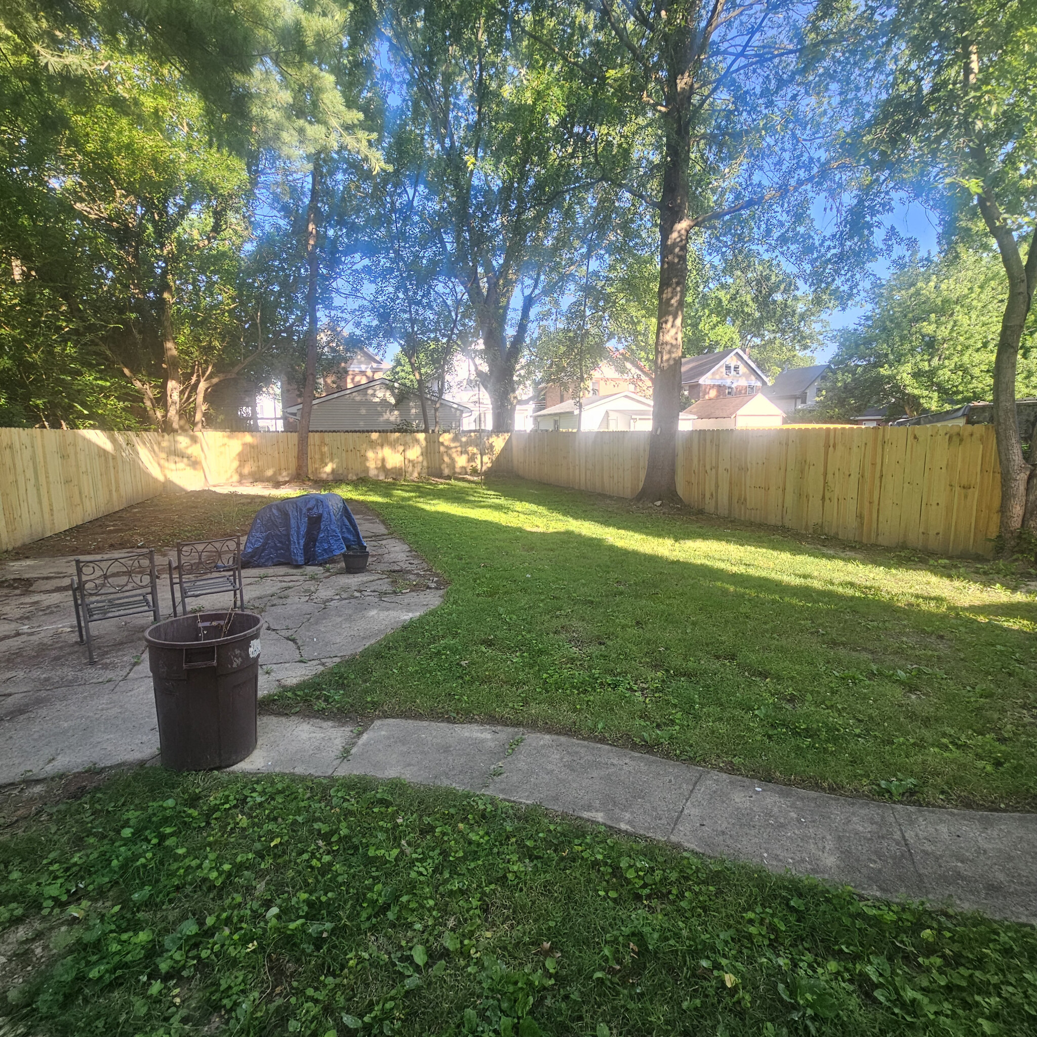 Fenced backyard - 4209 34th Ave