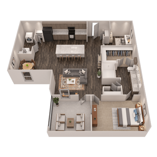 Floorplan - Gray Branch Apartments