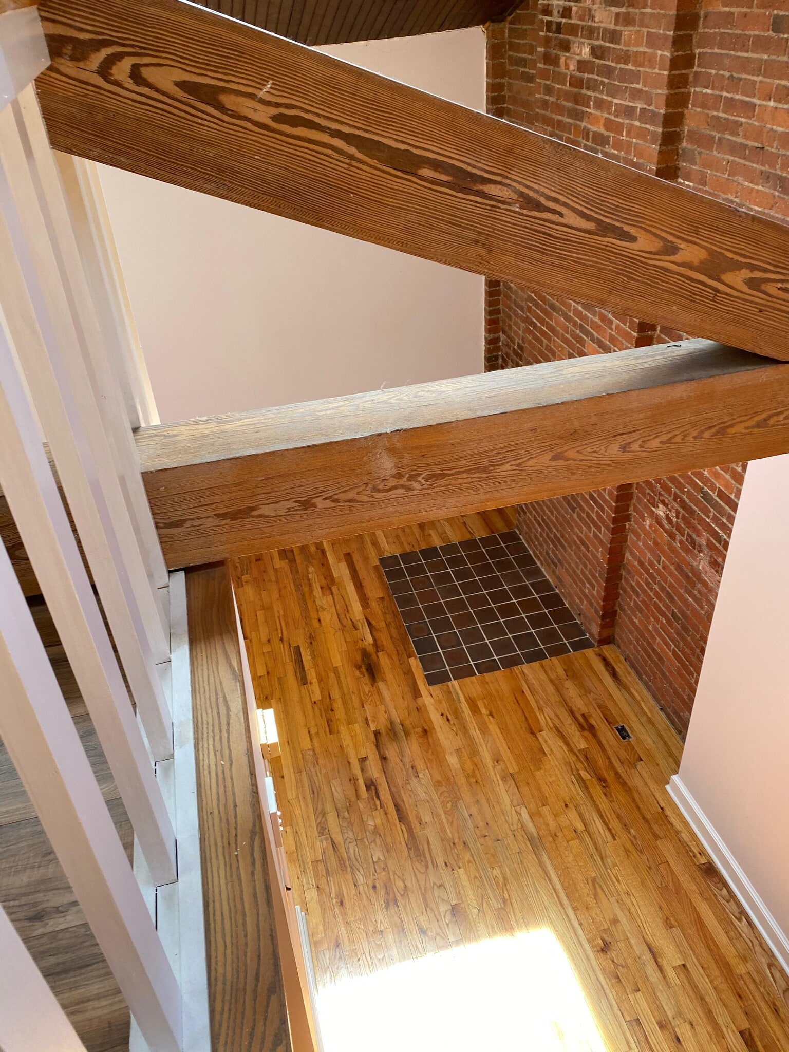 view loft to living room - 134 Washington St