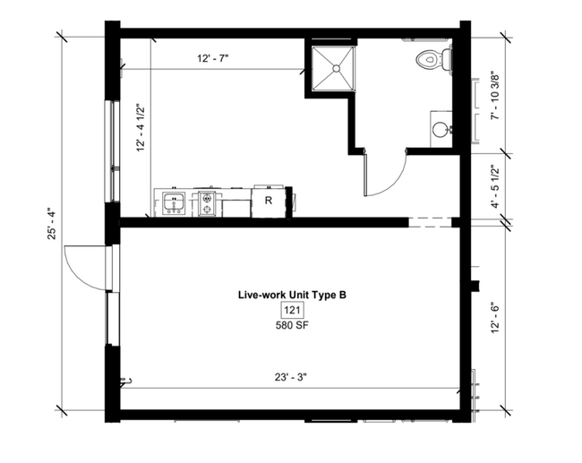 Floorplan - Koz on Killingsworth