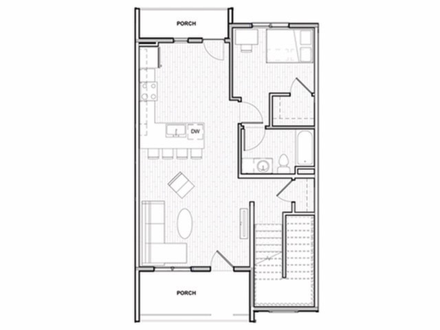 4x4 townhome 1st floor - Student | Uncommon Wilmington