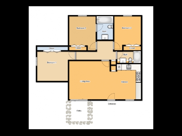 Floorplan - Redhawk Apartments