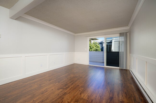 Breakwater1 Bedroom, Living Room - Breakwater Apartments