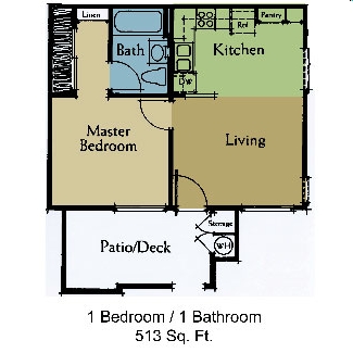1BR/1BA - Vintage Glen