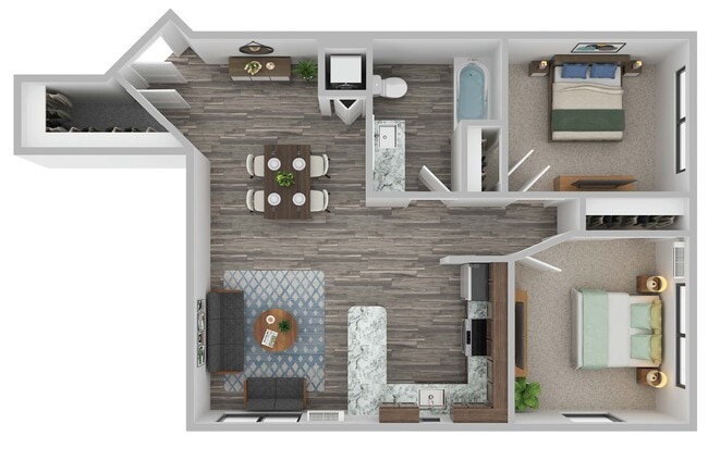 Floorplan - Mast Apartments I & II