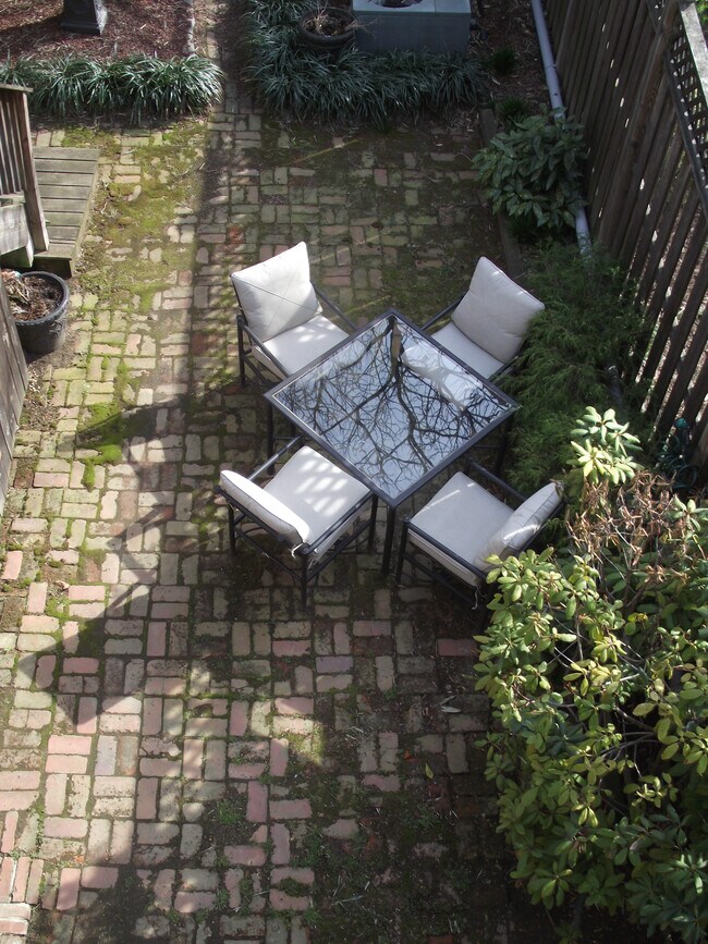 Patio view from porch - 1419 E Capitol St SE