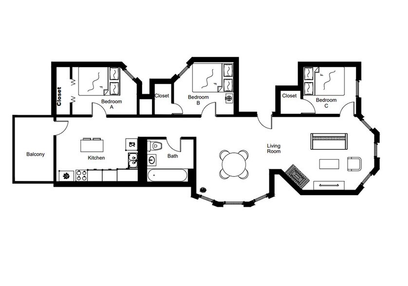 Building Photo - Private bedroom in 3 bed/1 bath Home