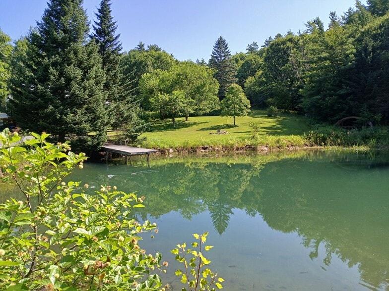 Pond and maintained lawn - 115 Delta Dr