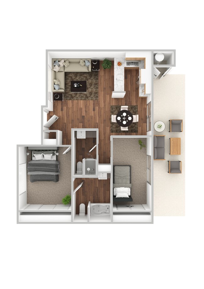 Floorplan - Riverwalk Landing Apartment Homes