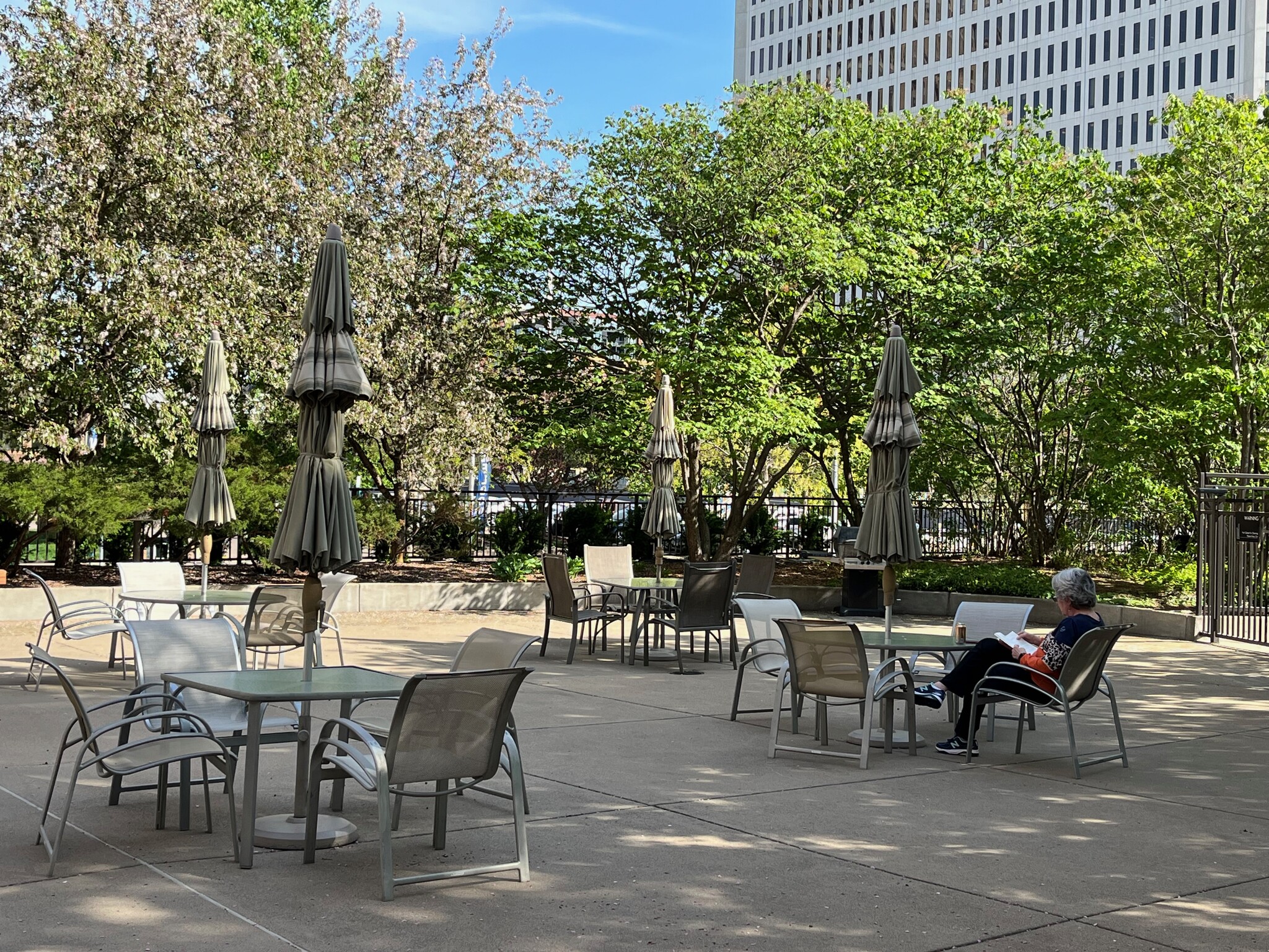Another grill and hangout area (there are several) - 19 S 1st St