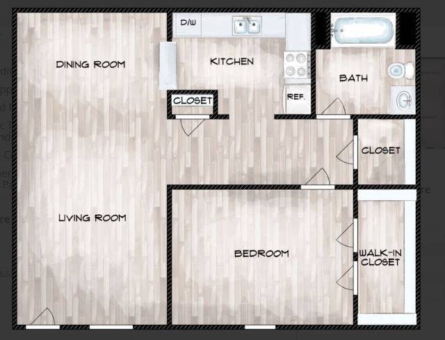 A1 Floorplan - Cambridge Village