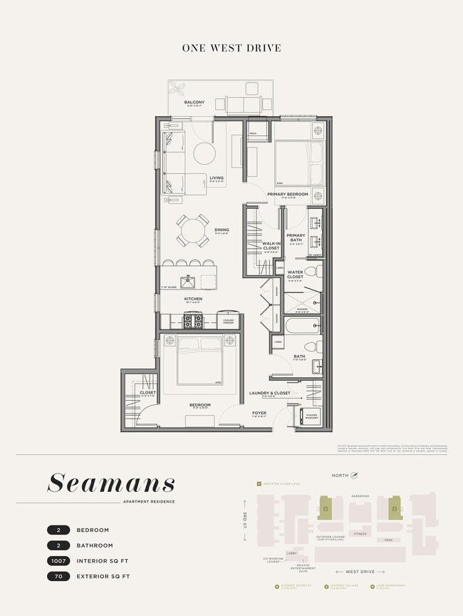 Floorplan - One West Drive